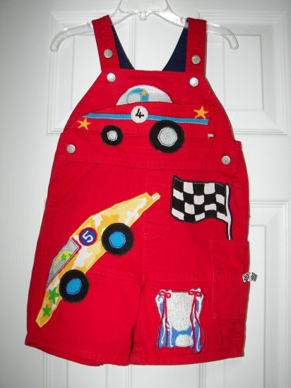 Custom Race Car Shortalls Sz 24mos/2T