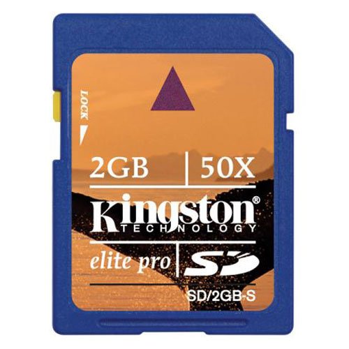 REDUCED - Kingston 2GB Elite Pro SD Card 50x - $15