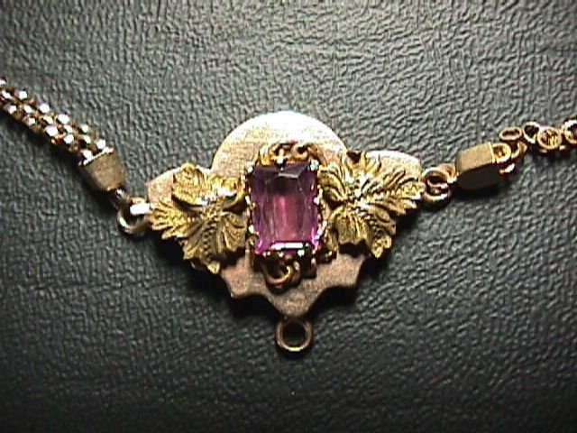 Beautiful Victorian Ladies' 22" Amethyst Gemstone Necklace - Estate Piece