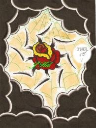 Spider Rose Print