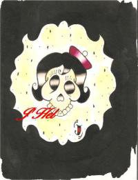 Girl Skull Print