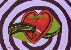 Vamp Heart Print
