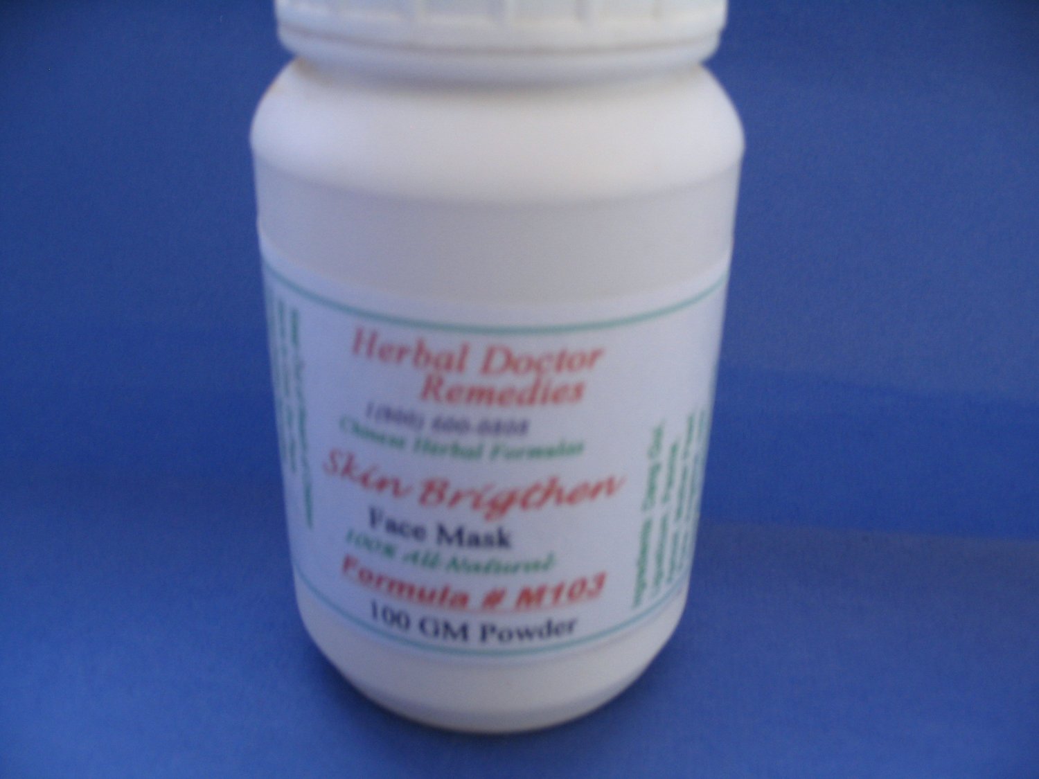 Skin Whiten Face Mask #M2103 100GM Powder