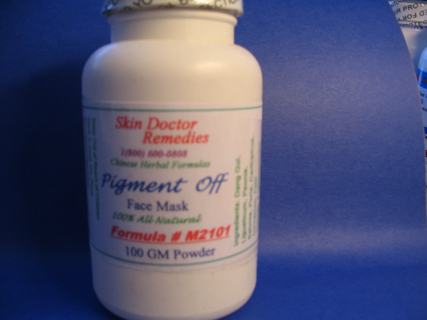Pigment Off Face Mask #M2101 100GM Powder