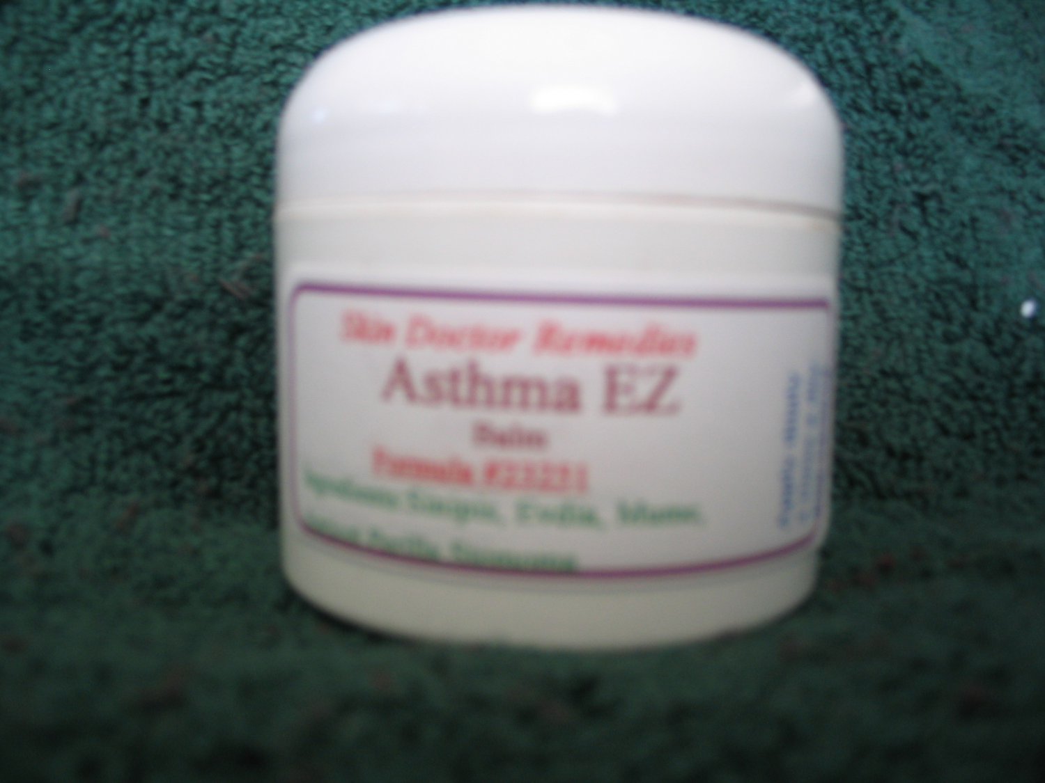 Asthma EZ Balm # 23251 30 GM