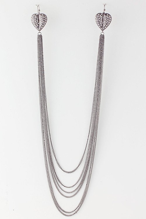 heart "earlace" earrings
