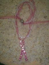 Child's Breast Cancer Necklace