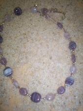 Purple Glass Necklace