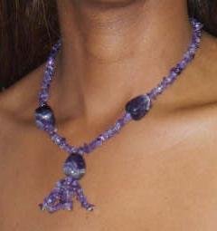 Amethyst Chip necklace