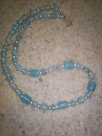 Turquoise Glass Necklace