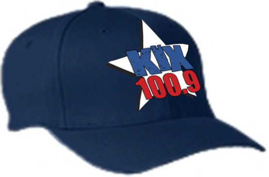 L/XL "Kix 100.9" Navy FlexFit Hat