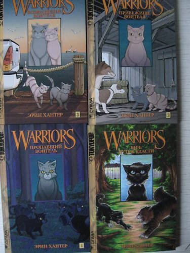Erin Hunter. Warriors. 4 Picture Books