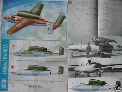 German WW2 Jet Fighter He-162A VOLKSJAGER