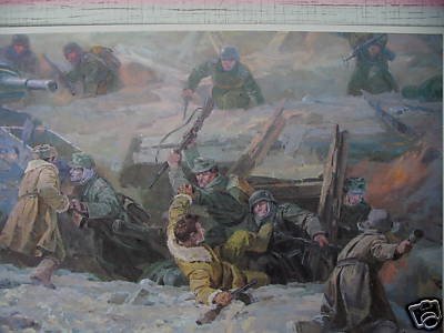 Stalingrad Battle Panorama WW2. 16 Picture Cards Set