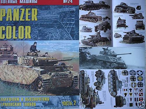 PANZER COLOR. German WW2 Tanks Camouflage P. 2
