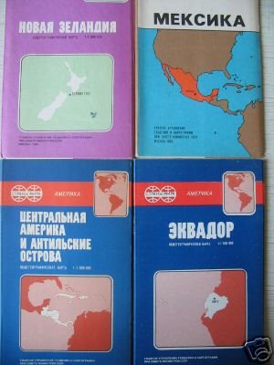 Central America,Ecuador,New Zealand,Mexico -4 maps
