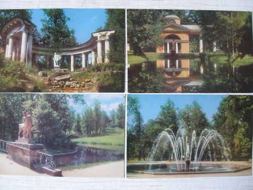 PETROPABLOVSK, PUSHKIN, PAVLOVSK. Set of 18 Postcards