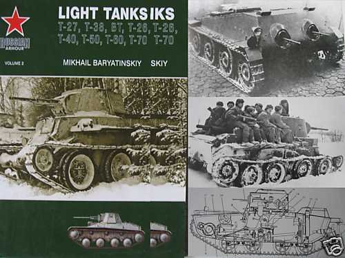 M.Baryatinsky. Russian WW2 Light Tanks (in English)