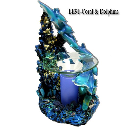 Coral and Dolphin Electric Oil Burner