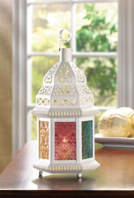 Ivory Candle Lamp