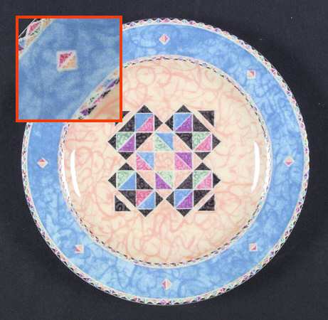 Oneida Origami Salad Plate