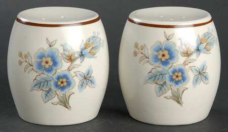 MIKASA Stone Pearls (Peonies) Salt and Pepper Shakers