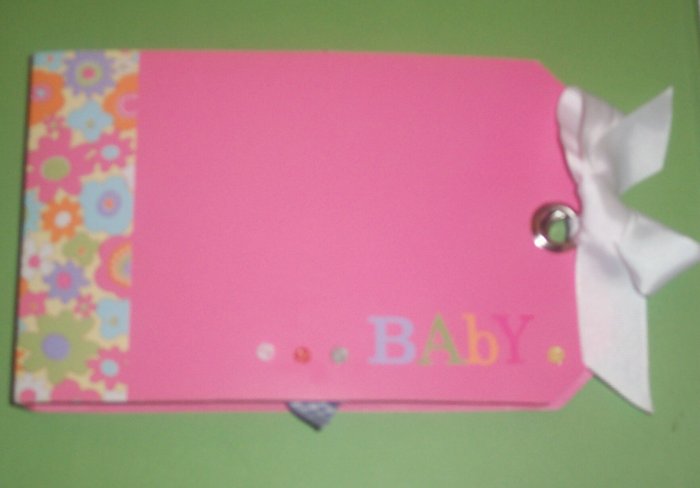 Baby Girl Mini Scrapbook