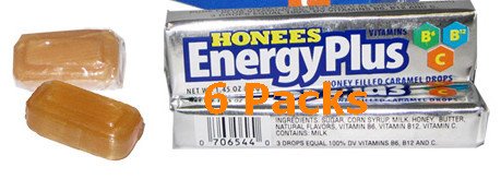 SAVE 10% - 6pk Honey Vitamin Energy Drops Item # EVT-6
