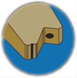 Deweyl Wedge bonding tool 18u 45 degrees
