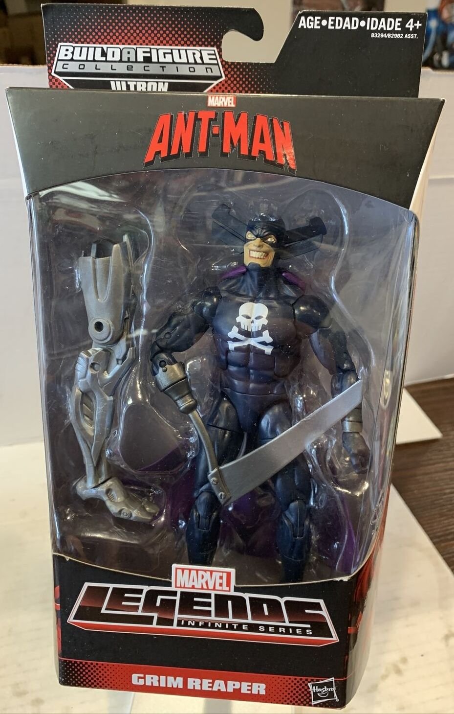 Marvel Legends Antman Infinite Series Ultron Wave Grim Reaper Inch