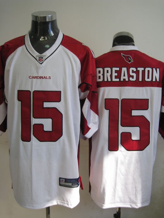 Arizona Cardinals # 15 Breaston NFL Jersey White