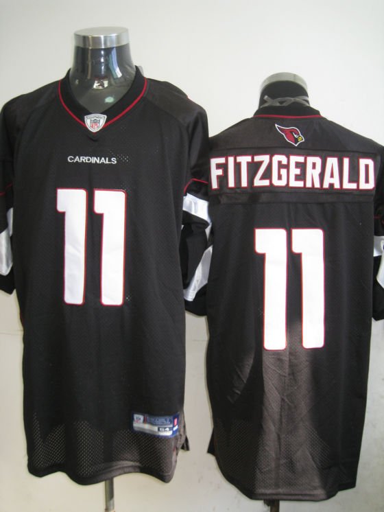 Arizona Cardinals # 11 Fitzgerald NFL Jersey Black