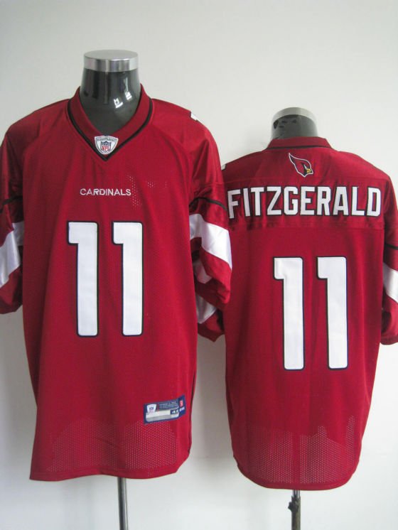 Arizona Cardinals # 11 Fitzgerald NFL Jersey Red