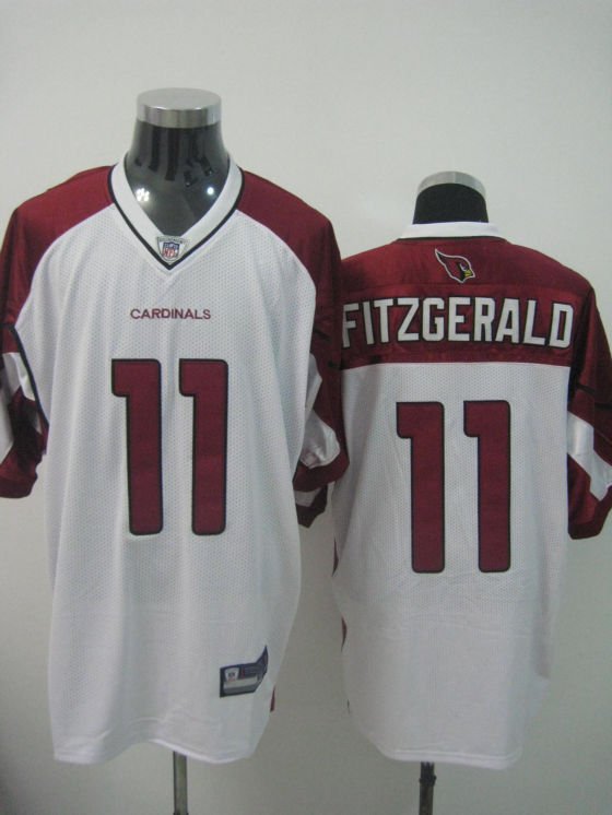 Arizona Cardinals # 11 Fitzgerald NFL Jersey White