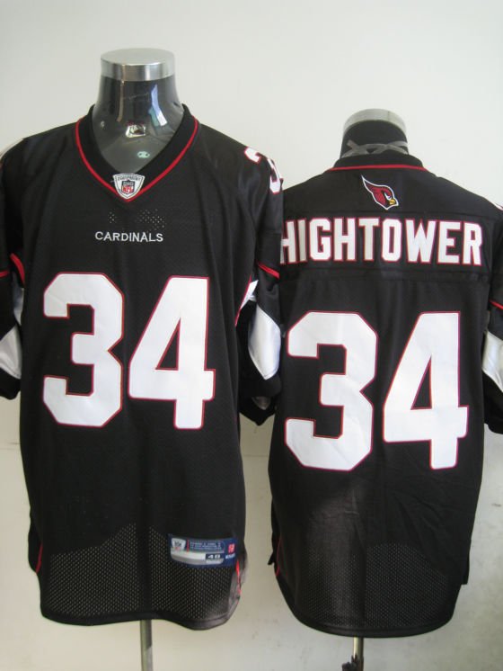 Arizona Cardinals # 34 Hightower NFL Jersey Black