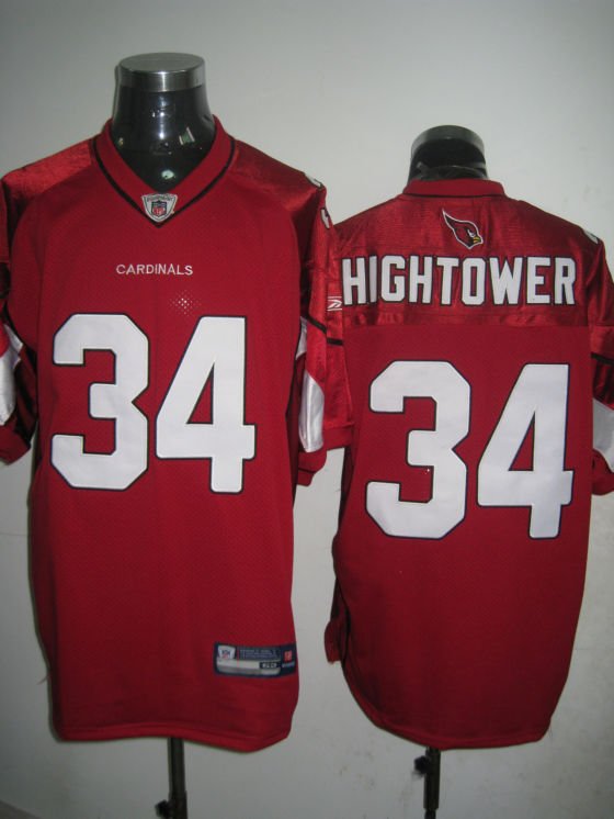 Arizona Cardinals # 34 Hightower NFL Jersey Red