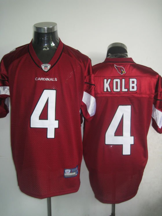 Arizona Cardinals # 4 Kolb NFL Jersey Red