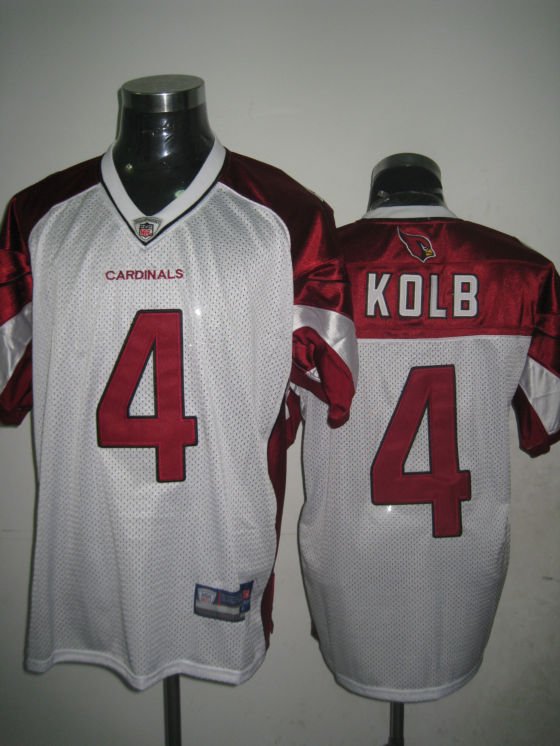 Arizona Cardinals # 4 Kolb NFL Jersey White