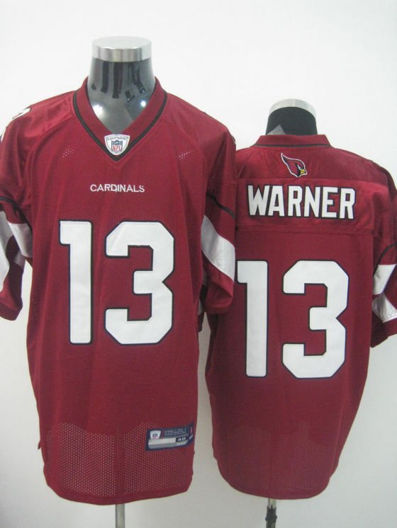 Arizona Cardinals # 13 Warner NFL Jersey Red