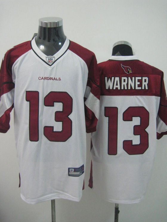 Arizona Cardinals # 13 Warner NFL Jersey White