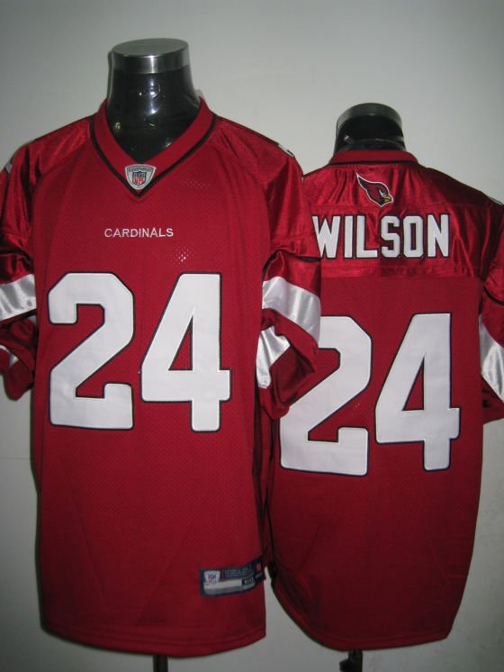 Arizona Cardinals # 24 Wilson NFL Jersey Red