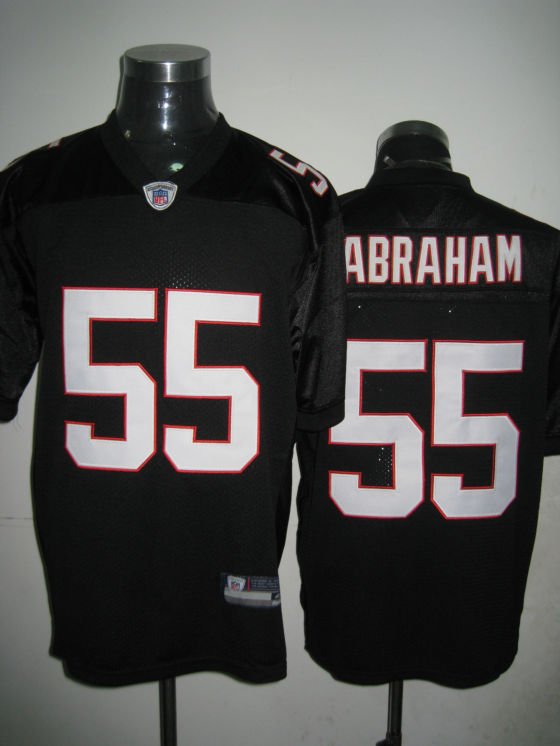 Atlanta Falcons # 55 Abraham NFL Jersey Black