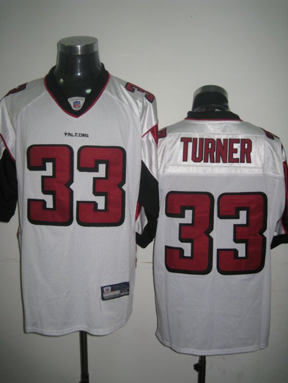 Atlanta Falcons # 33 Turner NFL Jersey White