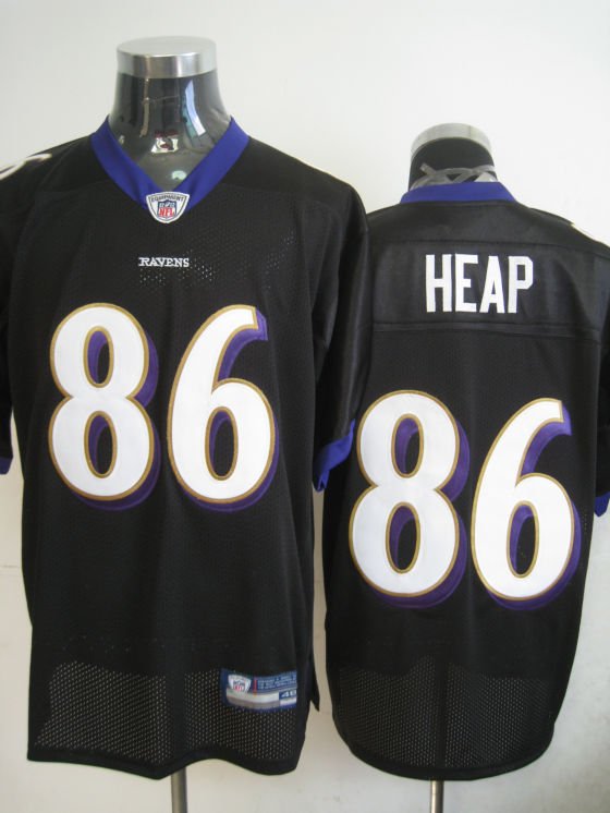 Baltimore Ravens # 86 Heap NFL Jersey Black
