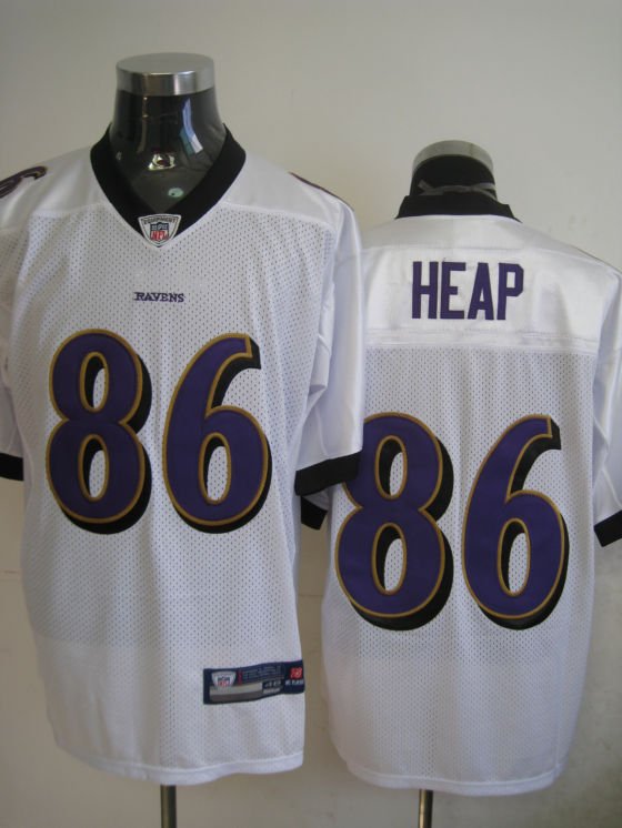 Baltimore Ravens # 86 Heap NFL Jersey White