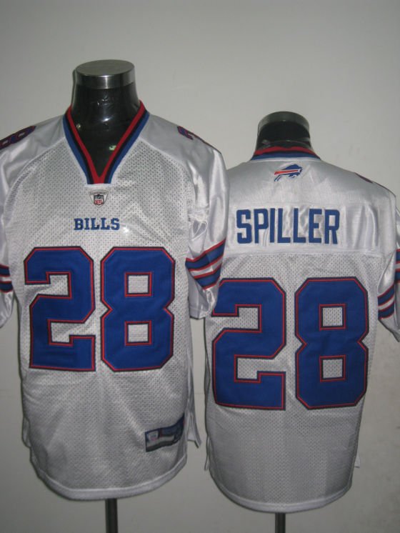 Buffalo Bills # 28 Spiller NFL Jersey White