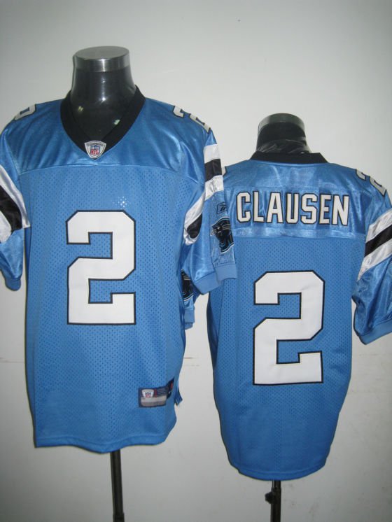 Carolina Panthers # 2 Clausen NFL Jersey Blue