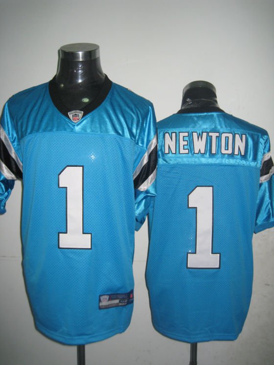 Carolina Panthers # 1 Newton NFL Jersey Blue