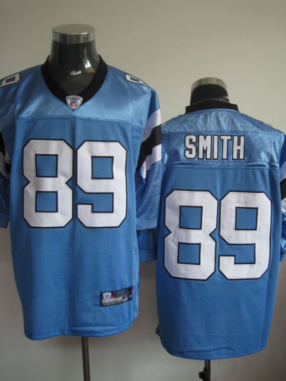 Carolina Panthers # 89 Smith NFL Jersey Blue
