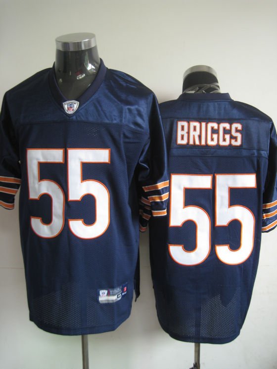 Chicago Bears # 55 Briggs NFL Jersey Blue